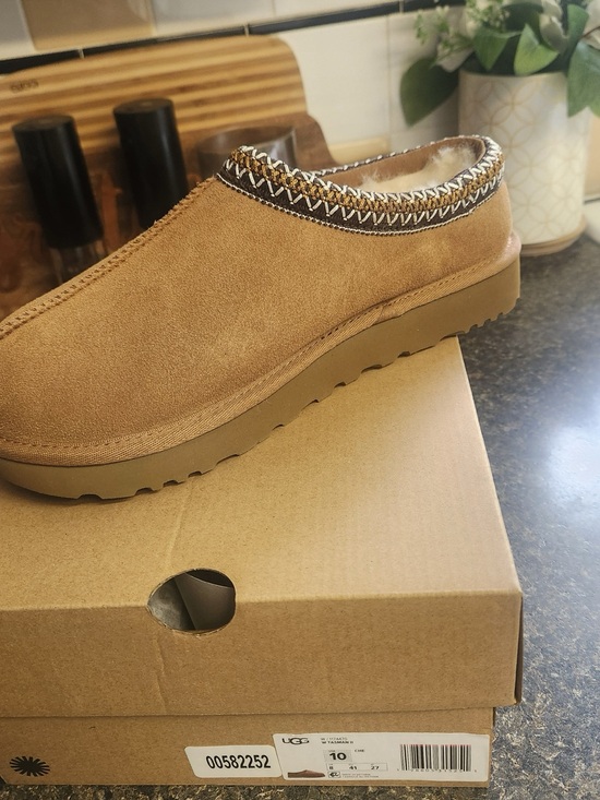 UGG Other - UGG Men’s Tasman Slip-On in Chestnut Suede with Decorative Trim